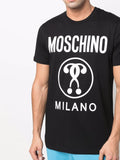 T-Shirt Carryover Double Question Mark Moschino