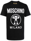 T-Shirt Carryover Double Question Mark Moschino