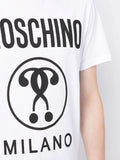 T-shirt carryover double question mark moschino