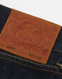 Jeans cropped fit stampa monogramma EVISU