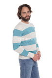 Maglia Girocollo in Lino Stripe