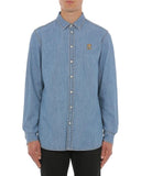 Camicia in chambray Teddy Patch Moschino