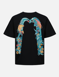 T-shirt stampa daicock koi  EVISU